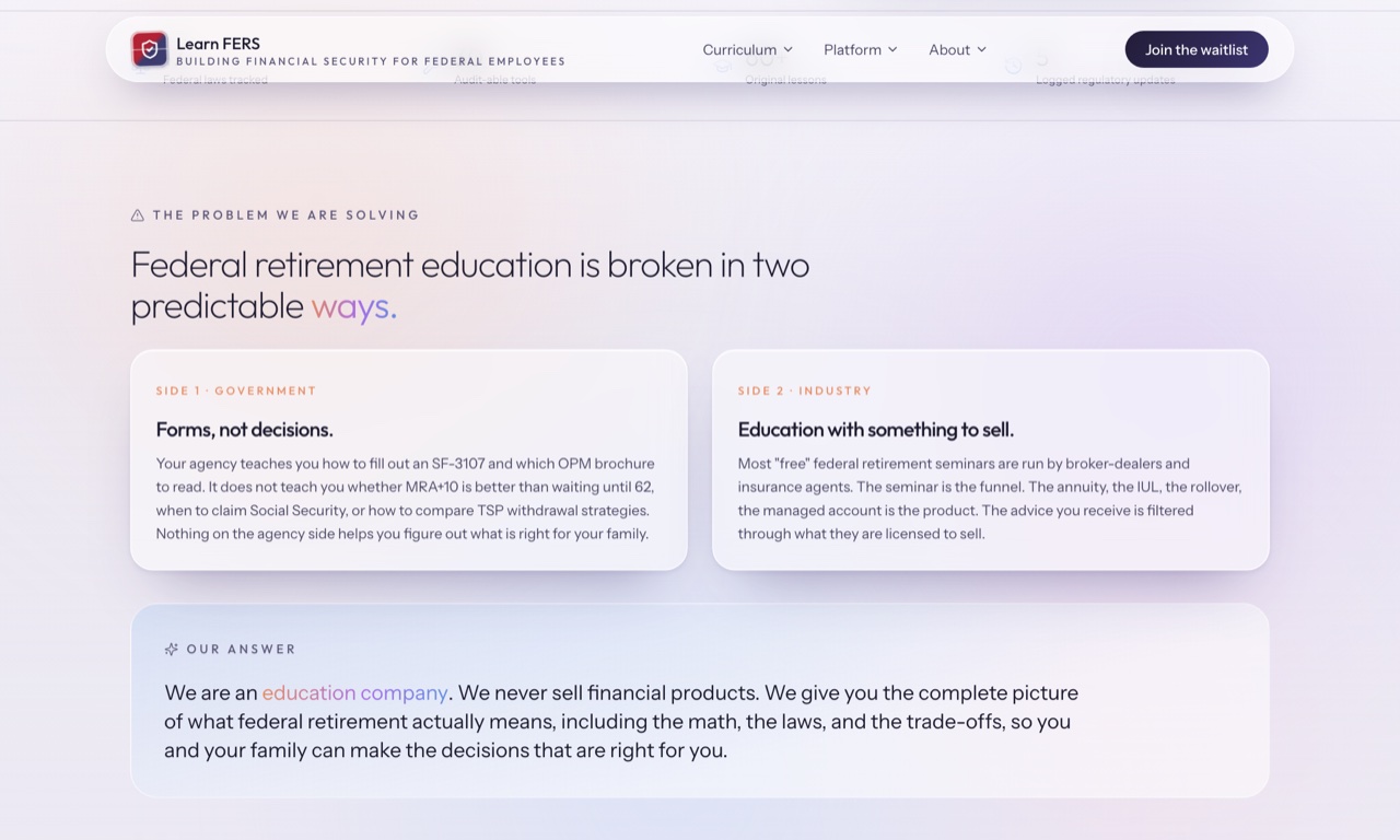 Learn FERS screenshot
