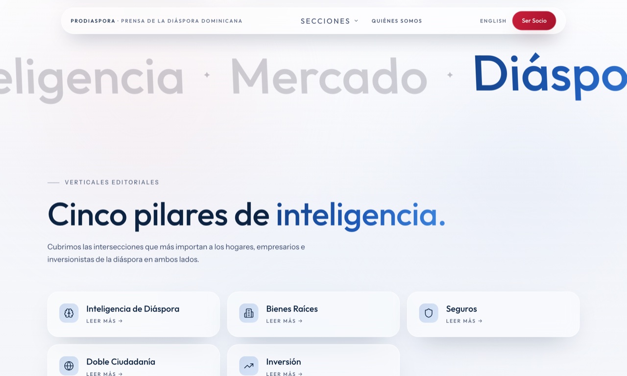 ProDiaspora screenshot